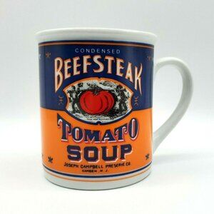 Campbell's Soup Ceramic Coffee Mug Beefsteak Tomato 125th Anniversary